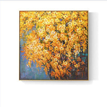 Load image into Gallery viewer, 100% Hand Painted Flowers Trees Art Oil Painting On Canvas Wall Art Wall Adornment Pictures Painting For Living Room Home Decor
