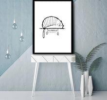 Load image into Gallery viewer, Cartoon Lazy Cat Minimalist Art Canvas Nursery Poster Painting Funny Wall Picture Home Children Room Decoration - SallyHomey Life's Beautiful