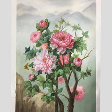 Load image into Gallery viewer, 100% Hand Painted Peonys Plants Art Oil Painting On Canvas Wall Art Frameless Picture Decoration For Live Room Home Decor Gift