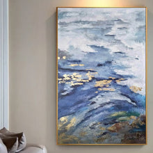 Load image into Gallery viewer, 100% Hand Painted Abstract Golden Scenery Painting On Canvas Wall Art Frameless Picture Decoration For Live Room Home Decor Gift