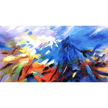 Load image into Gallery viewer, 100% Hand Painted Abstract Mountain Art Oil Painting On Canvas Wall Art Frameless Picture Decoration For Live Room Home Decor