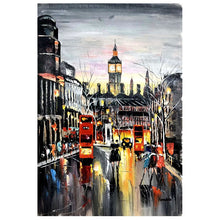 Load image into Gallery viewer, 100% Hand Painted Abstract Street View Art Painting On Canvas Wall Art Frameless Picture Decoration For Live Room Home Deco Gift
