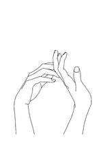 Load image into Gallery viewer, Abstract Lady Line Drawing Picture Home Decor Nordic Canvas Painting Wall Art Figure Body Hand Posters and Print for Living Room - SallyHomey Life's Beautiful