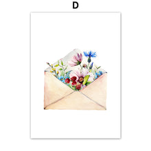 Load image into Gallery viewer, Daisy Blue Sun Flower hyacinth Violet Wall Art Canvas Painting Nordic Posters And Prints Wall Pictures For Living Room Decor - SallyHomey Life's Beautiful