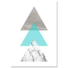 Load image into Gallery viewer, Geometric Marble Arrow Wall Art Canvas Posters Prints Nordic Style Abstract Painting Minimalist Wall Pictures for Living Room - SallyHomey Life's Beautiful