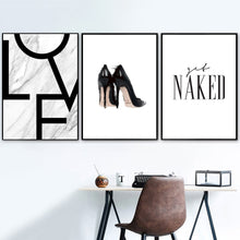 Load image into Gallery viewer, Sexy Girl Nail Polish Quotes Love Wall Art Canvas Painting Nordic Posters And Prints Wall Pictures For Living Room Salon Decor - SallyHomey Life&#39;s Beautiful