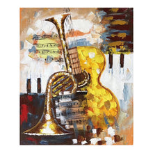 Load image into Gallery viewer, 100% Hand Painted Abstract Musical Instrume Painting On Canvas Wall Art Wall Adornment Picture Painting For Live Room Home Decor