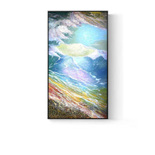 Load image into Gallery viewer, 100% Hand Painted Abstract Sea Waves Oil Painting On Canvas Wall Art Wall Adornment pictures Painting For Living Room Home Decor