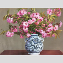 Load image into Gallery viewer, 100% Hand Painted Flower Vases Bonsai Oil Painting On Canvas Wall Art Frameless Picture Decoration For Live Room Home Decor Gift