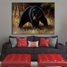 Load image into Gallery viewer, Abstract Animal Posters Print on Canvas Wall Art Canvas Painting Grizzly Bear Pictures Wall Decoration For Living Room Frameless - SallyHomey Life's Beautiful
