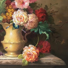 Load image into Gallery viewer, 100% Hand Painted Modern Classic Flower Art Oil Painting On Canvas Wall Art Frameless Picture Decoration For Live Room Home Deco