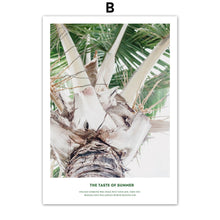 Load image into Gallery viewer, Tropical Cactus Big Leaf Monstera Quotes Wall Art Canvas Painting Nordic Posters And Prints Wall Pictures For Living Room Decor - SallyHomey Life's Beautiful
