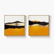 Load image into Gallery viewer, 100% Hand Painted Abstract Golden Art Oil Painting On Canvas Wall Art Wall Adornment Pictures Painting For Live Room Home Decor