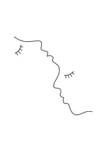 Load image into Gallery viewer, Abstract Lady Line Drawing Picture Home Decor Nordic Canvas Painting Wall Art Figure Body Hand Posters and Print for Living Room - SallyHomey Life's Beautiful