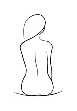 Load image into Gallery viewer, Abstract Lady Line Drawing Picture Home Decor Nordic Canvas Painting Wall Art Figure Body Hand Posters and Print for Living Room - SallyHomey Life's Beautiful