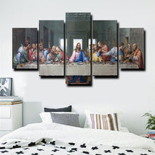 Load image into Gallery viewer, 5 Sets Famous HD Print Canvas Painting The Last Supper Leonardo Da Vinci Wall Pictures For Living Room kitchen Room Unframed - SallyHomey Life's Beautiful