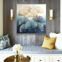 Load image into Gallery viewer, 100% Hand Painted Abstract Golden Tree Art Oil Painting On Canvas Wall Art Frameless Picture Decoration For Live Room Home Decor