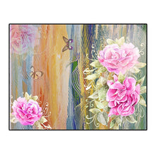 Load image into Gallery viewer, 100% Hand Painted Abstract Pink Flowers Art Oil Painting On Canvas Wall Art Wall Adornment Pictures For Living Room Home Decor