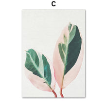 Load image into Gallery viewer, Tropical Cactus Monstera Aloe Leaf Wall Art Canvas Painting Nordic Posters And Prints Plant Wall Pictures For Living Room Decor - SallyHomey Life's Beautiful