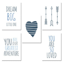 Load image into Gallery viewer, Nursery Quote Wall Art Canvas Posters Cartoon Minimalist Prints Nordic Style Painting Picture Children Baby Bedroom Decoration - SallyHomey Life's Beautiful