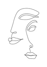 Load image into Gallery viewer, Abstract Lady Line Drawing Picture Home Decor Nordic Canvas Painting Wall Art Figure Body Hand Posters and Print for Living Room - SallyHomey Life's Beautiful