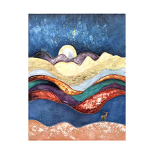 Load image into Gallery viewer, 100% Hand Painted Abstract Mountains Art Painting On Canvas Wall Art Wall Adornment Pictures Painting For Living Room Home Decor