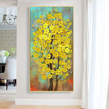 Load image into Gallery viewer, 100% Hand Painted Abstract Flower Tree Art Painting On Canvas Wall Art Wall Adornment Pictures Painting For Live Room Home Decor
