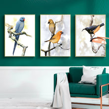 Load image into Gallery viewer, Modern Animals Decorative Painting Birds Posters and Prints on Canvas Wall Art Paintings for Living Room Home Decor No Frame - SallyHomey Life's Beautiful