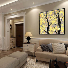 Load image into Gallery viewer, 100% Hand Painted Modern Tree Scenery Oil Painting On Canvas Wall Art Frameless Picture Decoration For Live Room Home Decor Gift