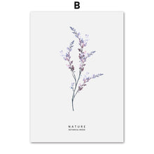 Load image into Gallery viewer, Magnolia Flower Bamboo Leaves Wall Art Canvas Painting Nordic Posters And Prints Plants Wall Pictures For Living Room Home Decor - SallyHomey Life's Beautiful