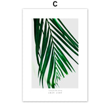Load image into Gallery viewer, Fresh Green Monstera Cactus Leaves Plants Wall Art Canvas Painting Nordic Posters And Prints Wall Pictures For Living Room Decor - SallyHomey Life's Beautiful