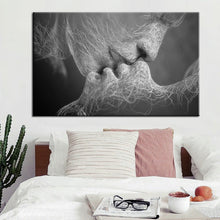 Load image into Gallery viewer, 🔥Abstract Art Painting Love Kiss Oil Painting on Canvas Art Painting For Living Room Wall Home Decorative Pictures Gift Frameless - SallyHomey Life's Beautiful