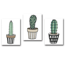 Load image into Gallery viewer, Nordic Art Plant Cactus Canvas Poster Painting Modern Nursery A4 Wall Picture Children Kids Room Decoration Home Decoration - SallyHomey Life's Beautiful