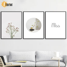 Load image into Gallery viewer, Succulents Plant Pink Flower Cactus Quote Wall Art Canvas Painting Nordic Posters And Prints Wall Pictures For Living Room Decor - SallyHomey Life's Beautiful