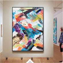Load image into Gallery viewer, 100% Hand painted abstract scenery Art Oil Painting On Canvas Wall Art Wall Adornment pictures Painting For Live Room Home Decor