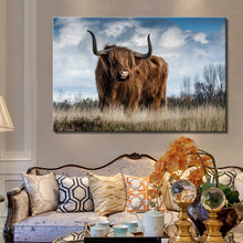 Load image into Gallery viewer, Modern Animals Posters and Prints Wall Art Canvas Painting Aritistic Yak and Cock Picture Wall Decor for Living Room Home Decor - SallyHomey Life's Beautiful