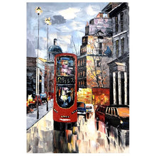 Load image into Gallery viewer, 100% Hand Painted Abstract Street View Art Painting On Canvas Wall Art Frameless Picture Decoration For Live Room Home Deco Gift