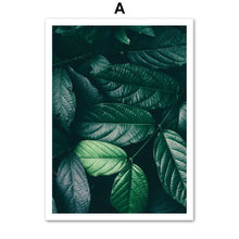 Load image into Gallery viewer, Tropical Monstera Green Flash Leaf Plant Wall Art Canvas Painting Nordic Posters And Prints Wall Pictures For Living Room Decor - SallyHomey Life's Beautiful