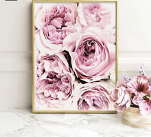Load image into Gallery viewer, Scandinavian Style Pink Flower Painting Wall Art Canvas Posters Nordic Prints Decorative Picture Modern Home Bedroom Decoration - SallyHomey Life's Beautiful