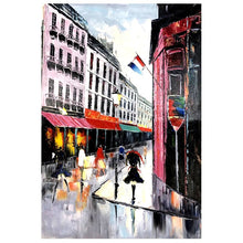 Load image into Gallery viewer, 100% Hand Painted Abstract Street View Art Painting On Canvas Wall Art Frameless Picture Decoration For Live Room Home Deco Gift