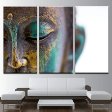 Load image into Gallery viewer, Modular HD Painting Modern Wall 3 Pieces Buddha Statue Face Printed Picture Art For Living Room Home Decor Canvas Artwork - SallyHomey Life's Beautiful