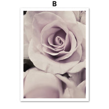 Load image into Gallery viewer, Fresh Pink Flowers Rose Plant Wall Art Canvas Painting Nordic Posters And Prints Wall Pictures For Living Room Bedroom Decor - SallyHomey Life's Beautiful