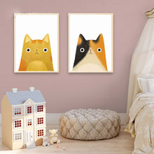 Load image into Gallery viewer, Abstract Cute Cat Pictures for Kids Bedroom - SallyHomey Life's Beautiful