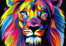 Load image into Gallery viewer, Animals Abstract Canvas Painting HD Printed Lion Canvas Art Print Poster Wall Art Pictures for Living Room Home Decoration Gift - SallyHomey Life's Beautiful