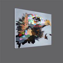 Load image into Gallery viewer, 100% Hand Painted Abstract Eagle Head Oil Painting On Canvas Wall Art Frameless Picture Decoration For Live Room Home Decor Gift