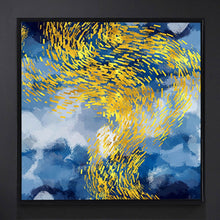 Load image into Gallery viewer, 100% Hand Painted Abstract Golden Scenery Oil Painting On Canvas Wall Art Frameless Picture Decoration For Live Room Home Decor