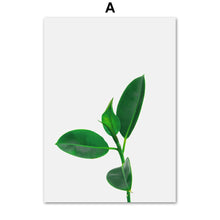 Load image into Gallery viewer, Nordic Monstera Eucalyptus Palm leaf Wall Art Print Canvas Painting Nordic Posters And Prints Wall Pictures For Living Room - SallyHomey Life's Beautiful