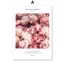 Load image into Gallery viewer, Pink Rose Flower Building Potted Plant Wall Art Canvas Painting Nordic Posters And Prints Wall Pictures For Living Room Decor - SallyHomey Life's Beautiful