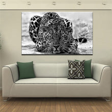 Load image into Gallery viewer, Modern Black and White Posters and Prints Wall Art Canvas Painting Wall Decoration Leopard Pictures for Living Room Frameless - SallyHomey Life's Beautiful