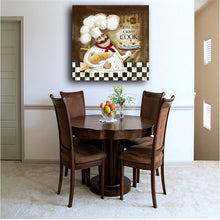 Load image into Gallery viewer, Waterproof Canvas Print Poster Never Trust a Skinny Cook Picture Cook Kitchen Decor Wall Painting For Restaurant Home Decoration - SallyHomey Life's Beautiful